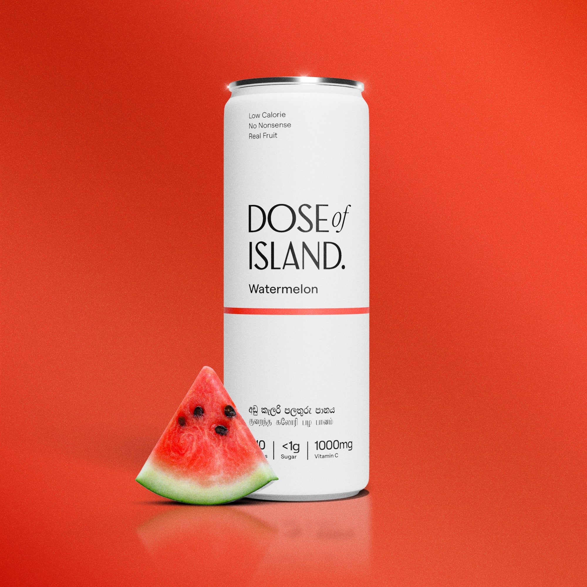 Watermelon - Real Fruit Sparkling Drink | Dose of Island
